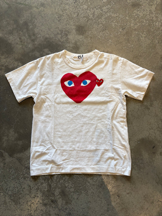 (M) CDG Play Tee