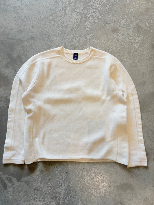 (L) Gap Cream Knit