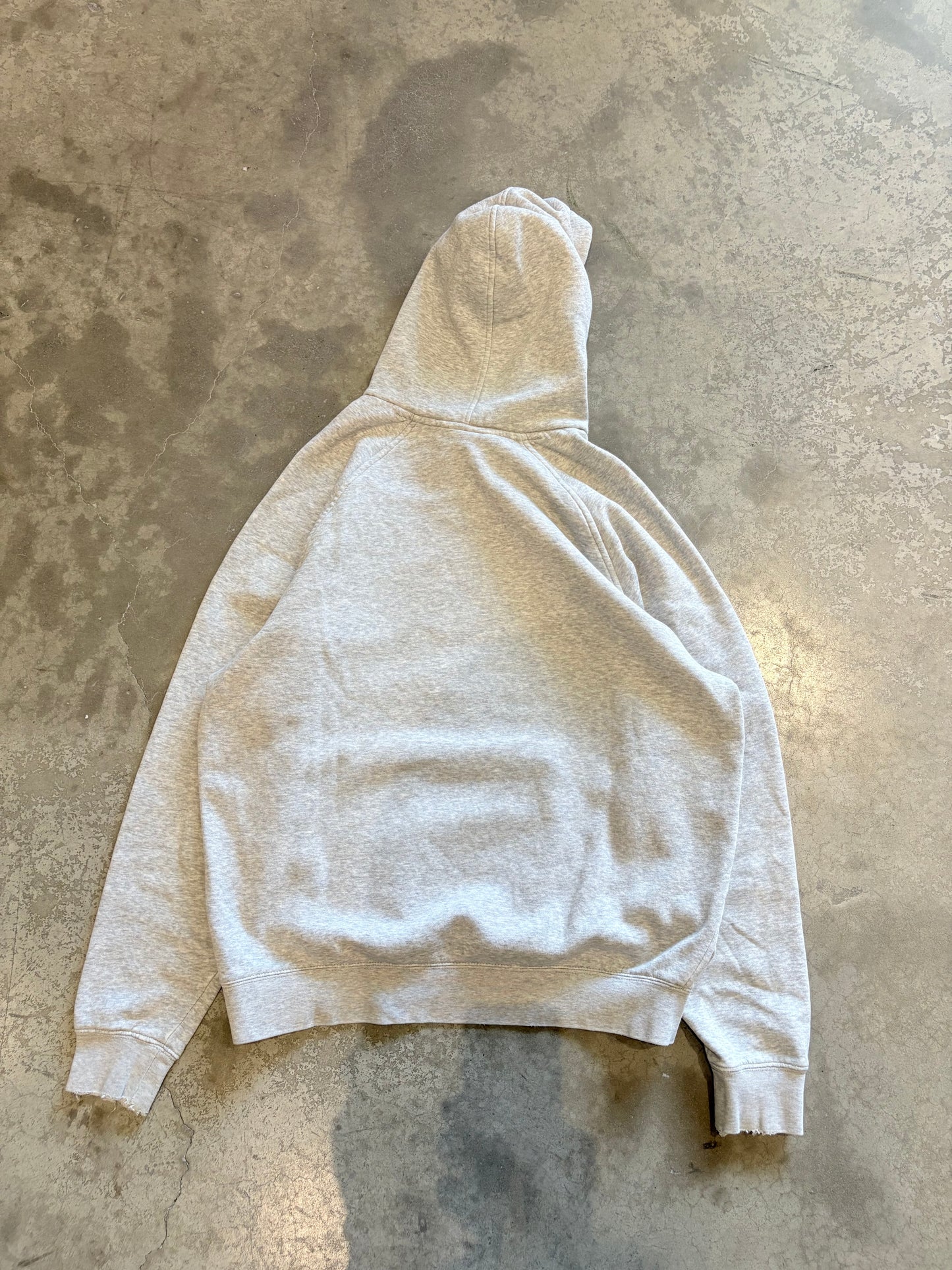 (M) Nike Swoosh Grey Hoodie