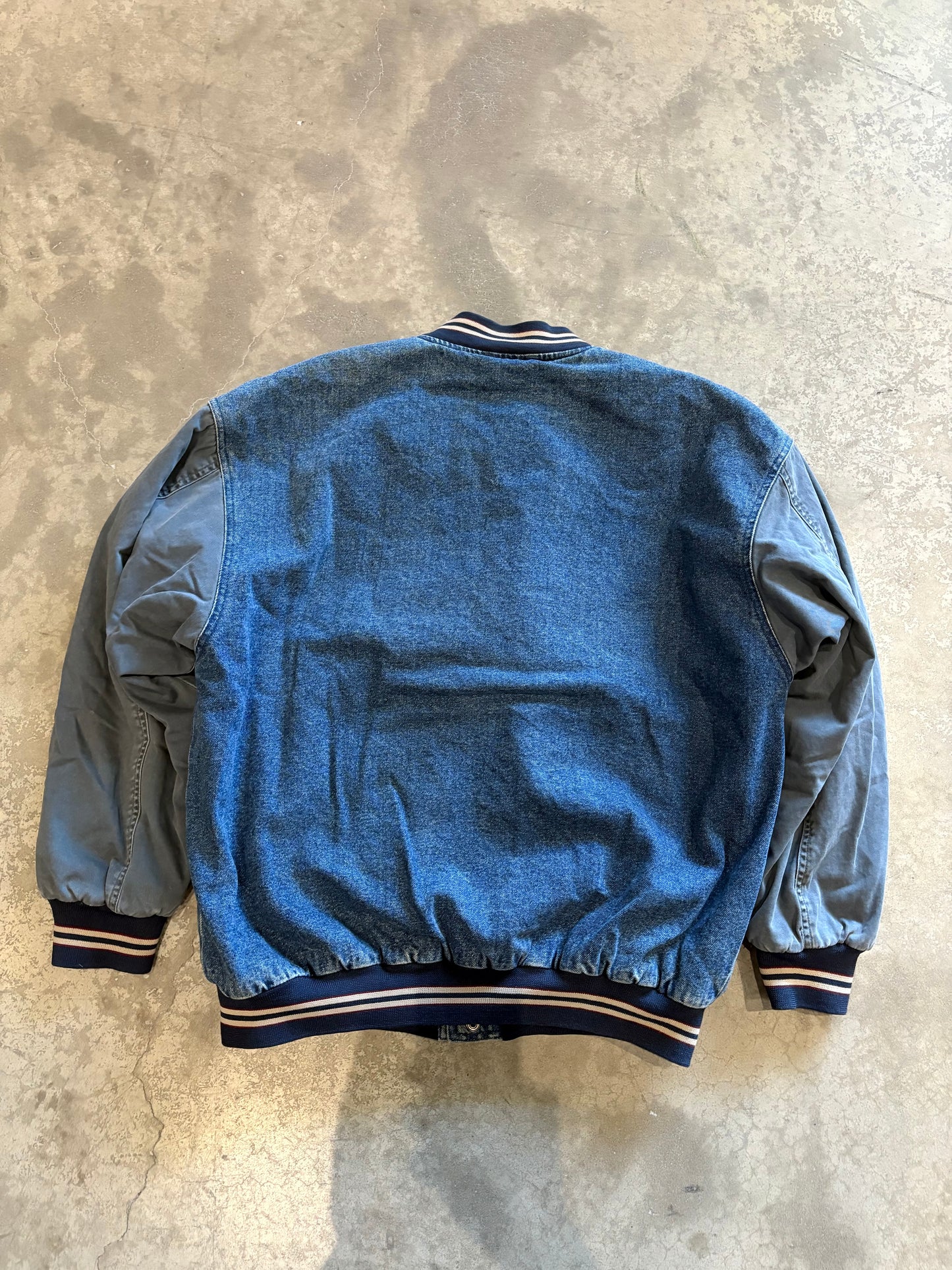 (L) North End Jeans Varsity Jacket