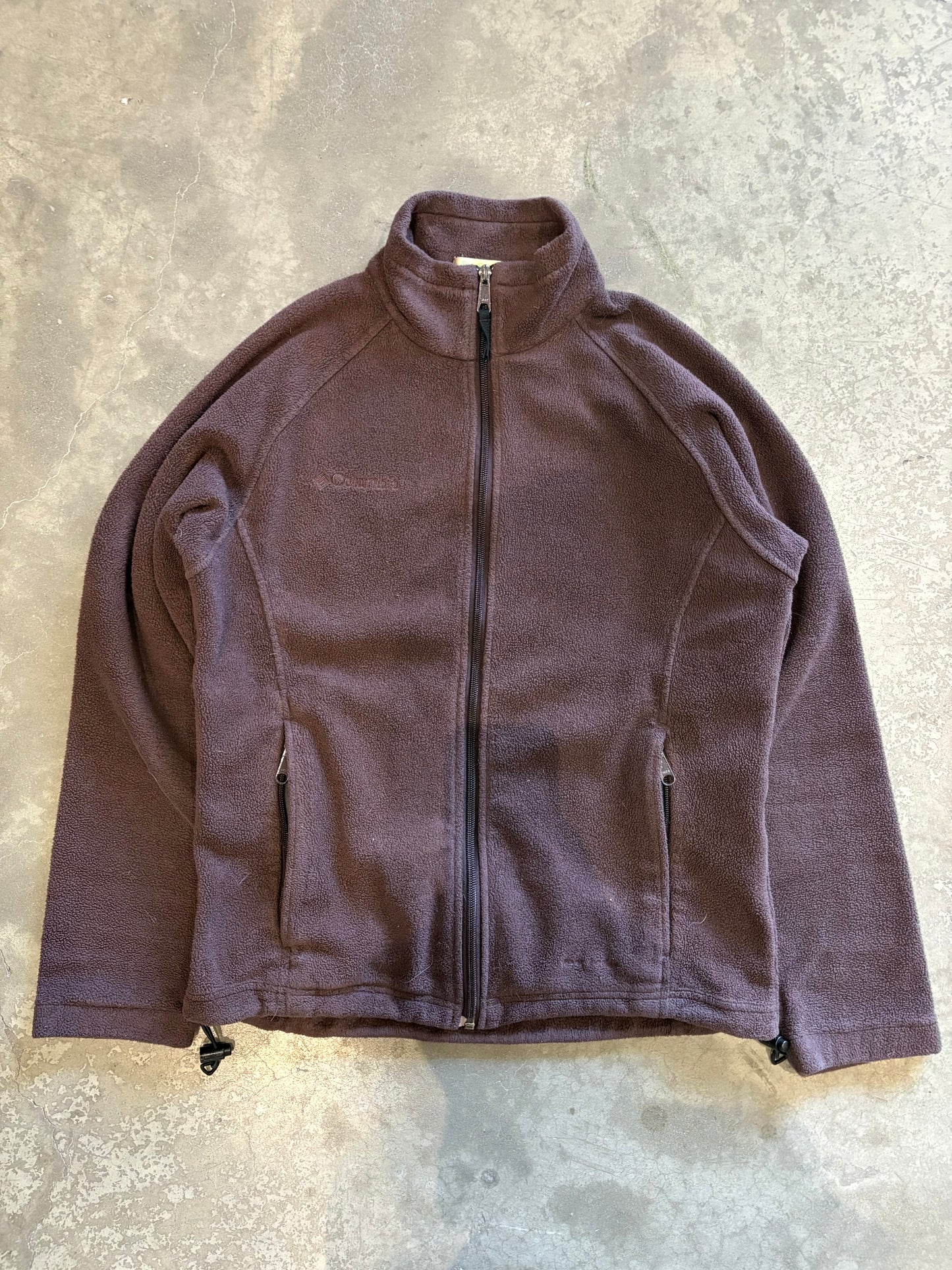 (S) Columbia Burgundy Fleece