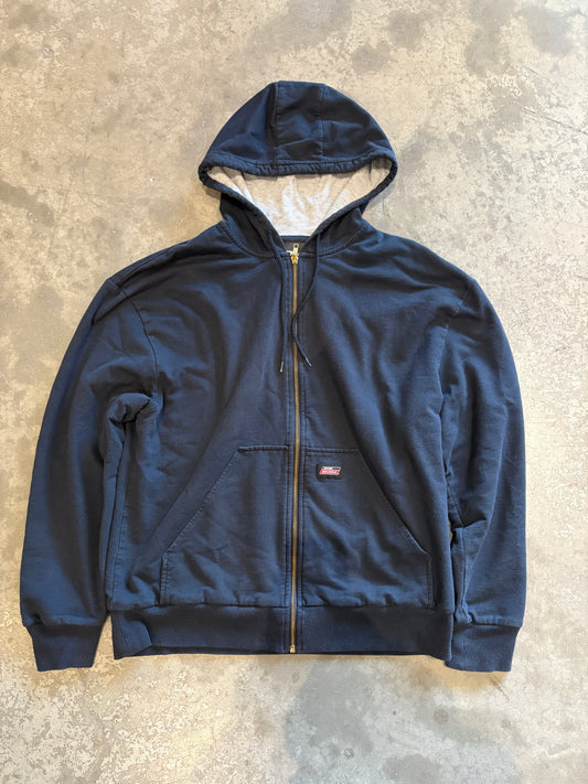 (L) Dickies Navy Zip Up Hoodie